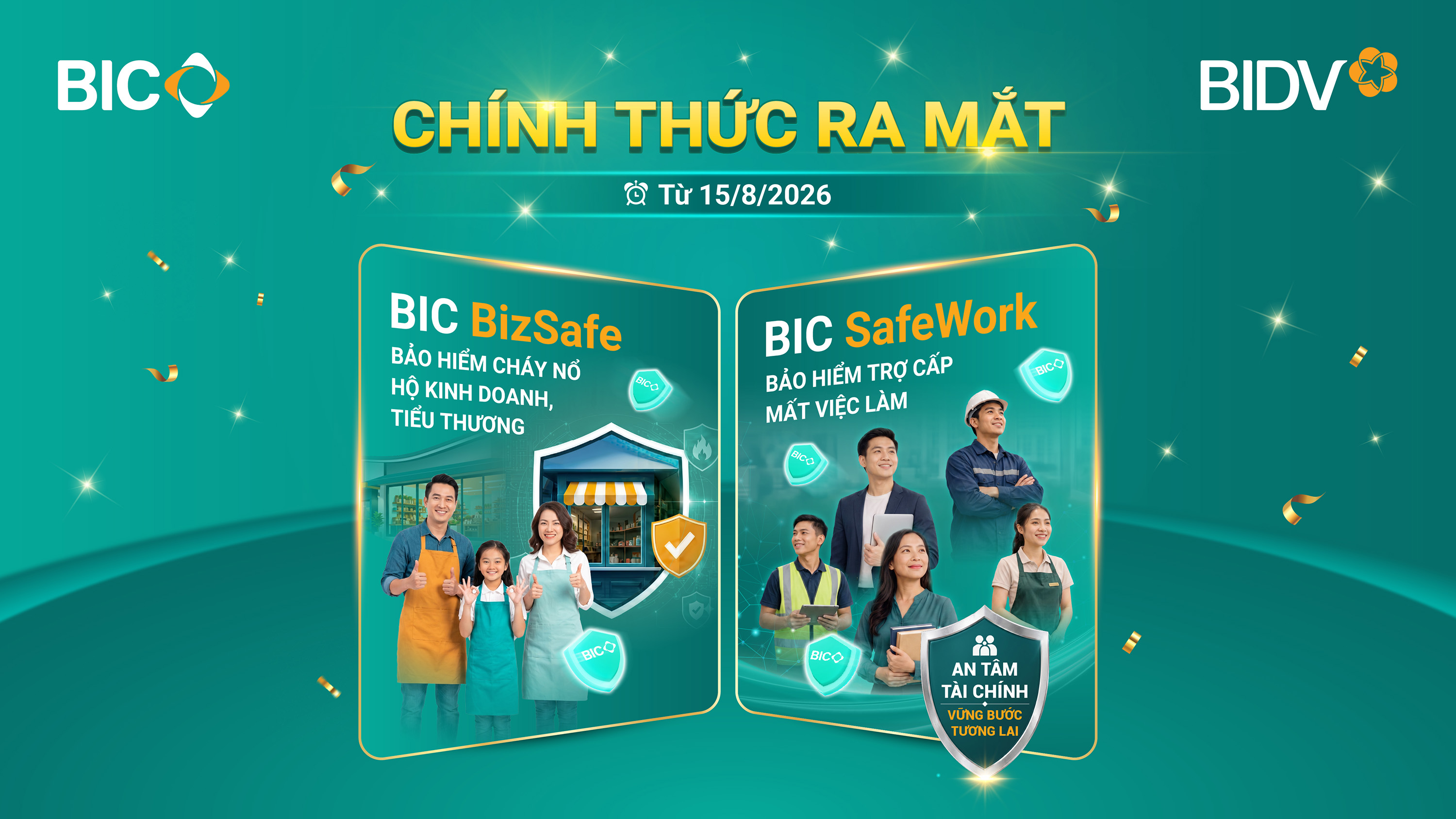 BIC ra mắt hai sản phẩm bảo hiểm dành cho hộ kinh doanh và người lao động